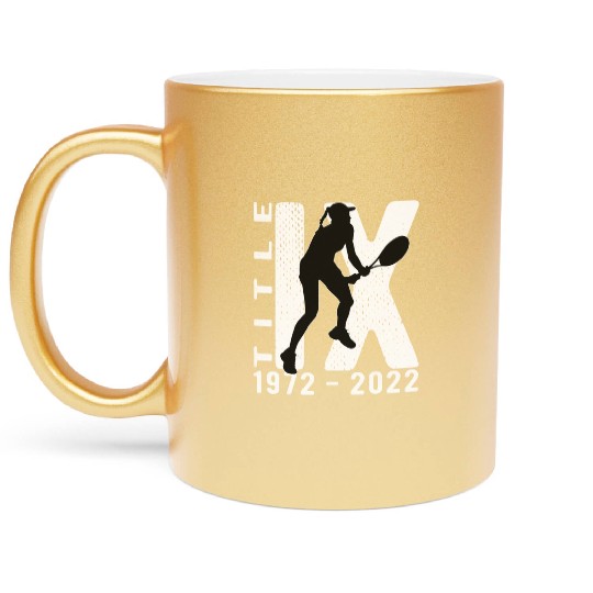 Title Ix 50Th Anniversary Us Education Amendments Metallic Mugs