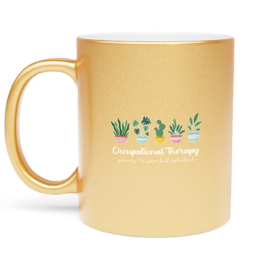 Occupational Therapy Pediatric Therapist Ot Month Metallic Mugs