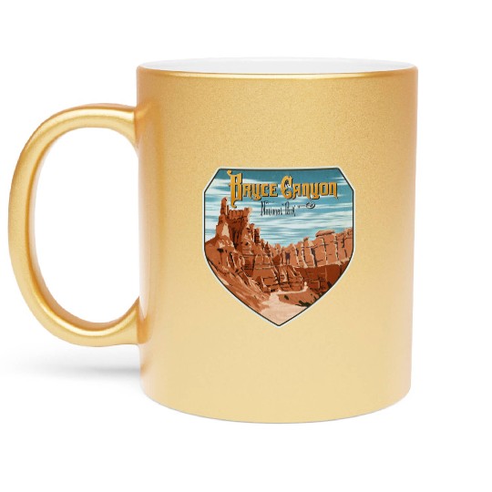 Bryce canyon national park Metallic Mugs