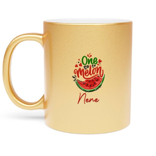 One In A Melon Nene Metallic Mugs