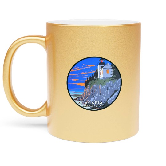 Acadia National Park Metallic Mugs