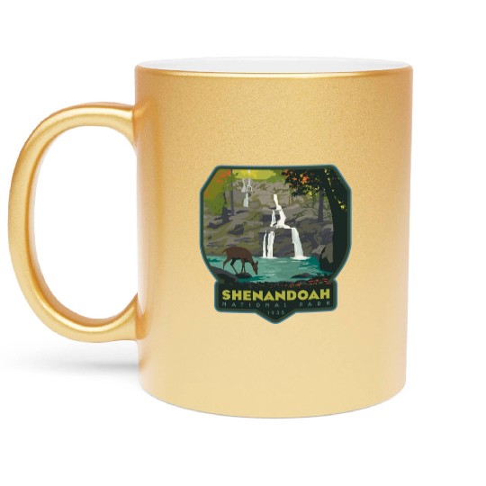 shenandoah national park Metallic Mugs