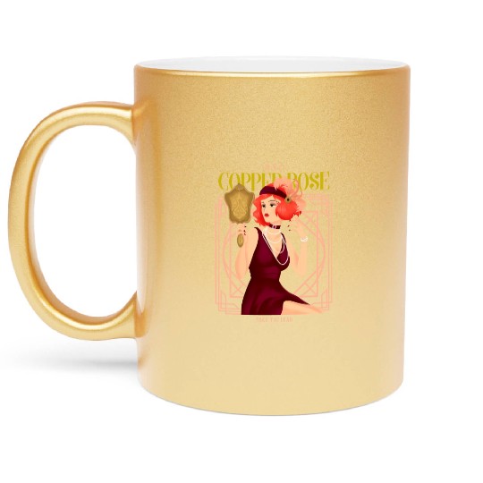 Nyc Copper Rose The Great Gatsby Metallic Mugs