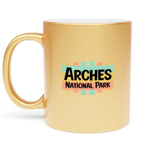 Arches National Park 1 Metallic Mugs