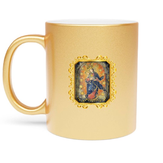Our Lady of Prompt Succor Nuestra Senora Blessed Metallic Mugs