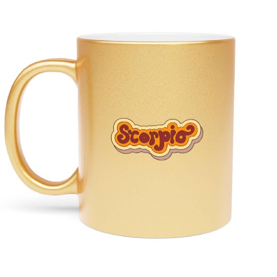 Amazing Scorpio Scorpio Metallic Mugs