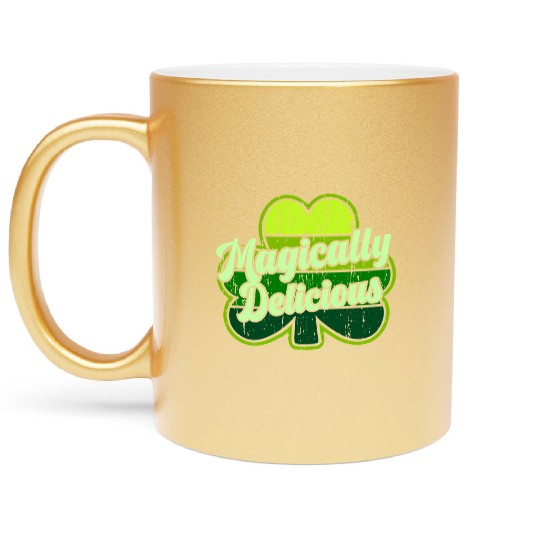 St Patric Day 2021 Magically Delicious Luck Metallic Mugs