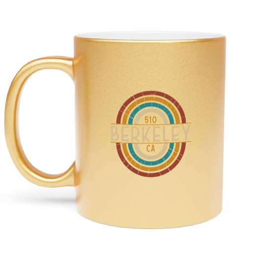 Berkeley Area Code 510 Residents State California Metallic Mugs