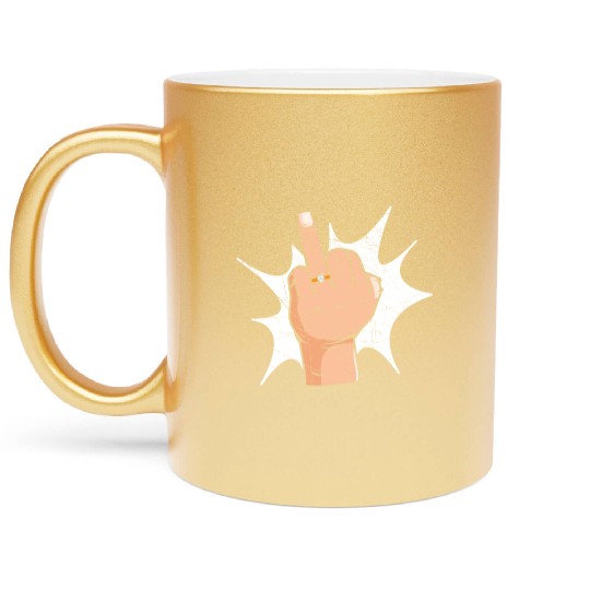 Bride And Groom Wedding Day Marriage Just Married Metallic Mugs