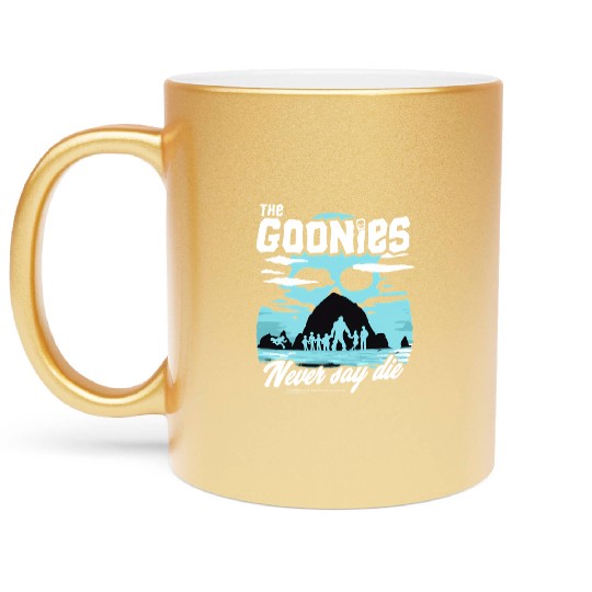 The Goonies Cannon Beach Never Say Die Metallic Mugs