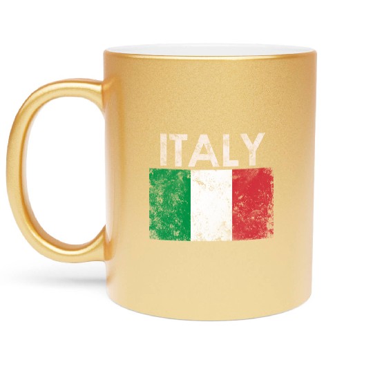 Italian Italy Flag Pride Metallic Mugs
