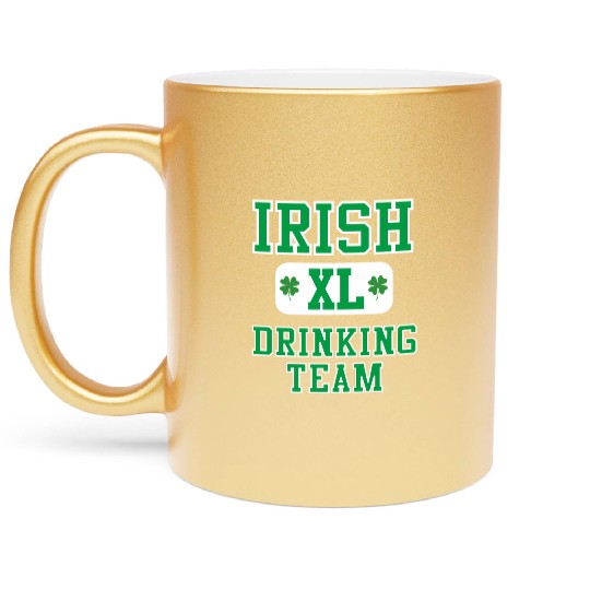 Irish Drinking Team - St Patrick'S Day Metallic Mugs