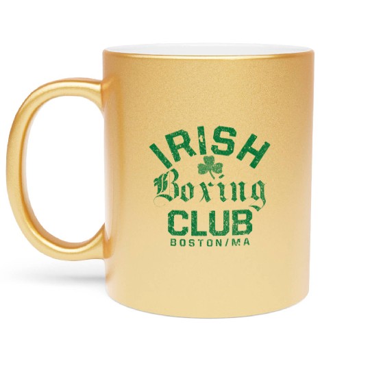 Irish Bong Club Boston Massachusetts Metallic Mugs