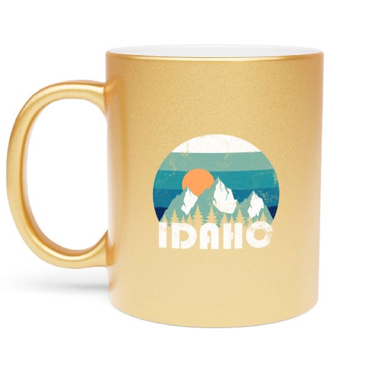 Idaho State Metallic Mugs