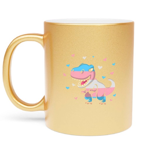 Transgender Pride Flag Transgender Pride Colors Metallic Mugs