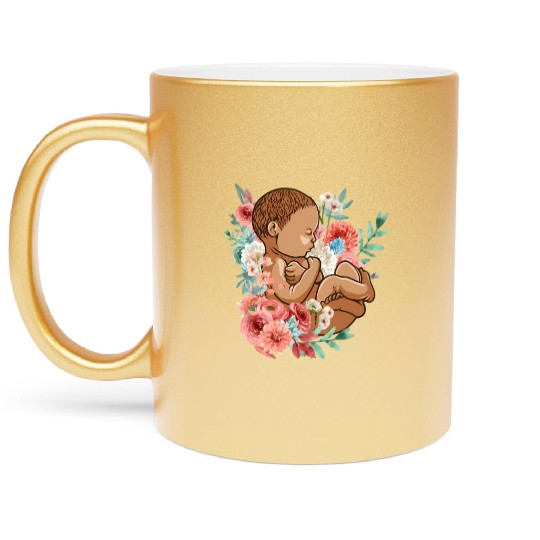 Midwife Thank You - Doula Midwifery Midwife Metallic Mugs
