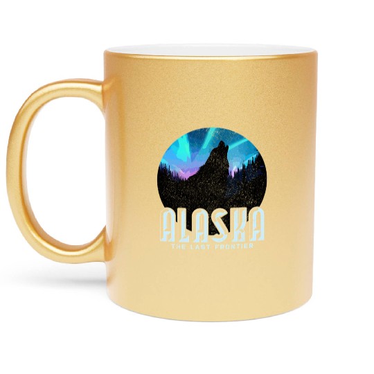 Alaa Wolf The Last Frontier Nature Metallic Mugs