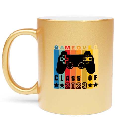 Game Over Class Of 2023 Metallic Mugs