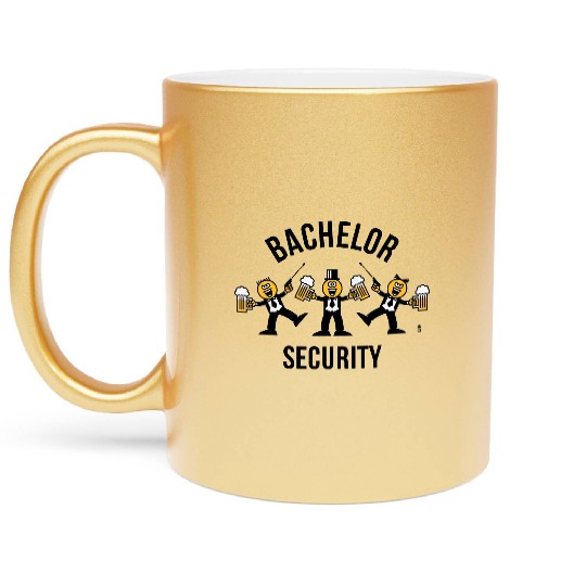 Bachelor Security (Caricature / Dance / 3C / B) Metallic Mugs