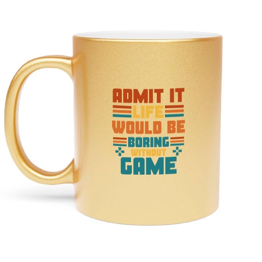 Video Game Metallic Mugs