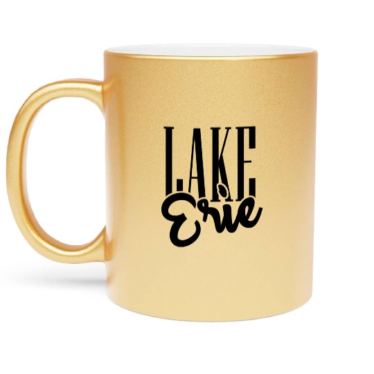 Lake Erie Boating Family Reunion Metallic Mugs