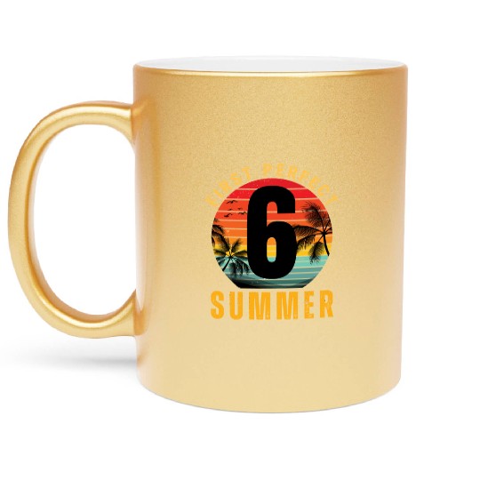 First perfect summer v1 Metallic Mugs