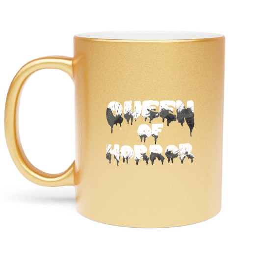 Horror Movie For Wo Horror Metallic Mugs