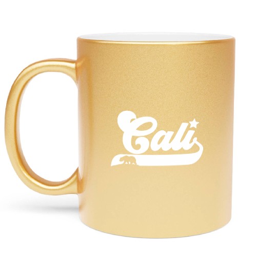 Cali California Bear Usa State Beauty Metallic Mugs