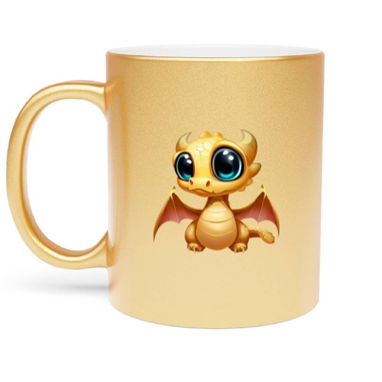 Baby Dragon Metallic Mugs