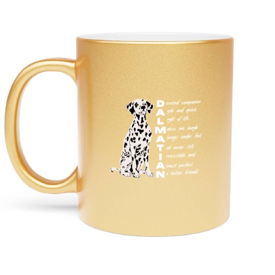 Dalmatian Meaning Metallic Mugs
