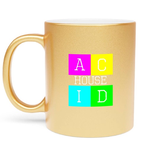 Acid house logo Metallic Mugs