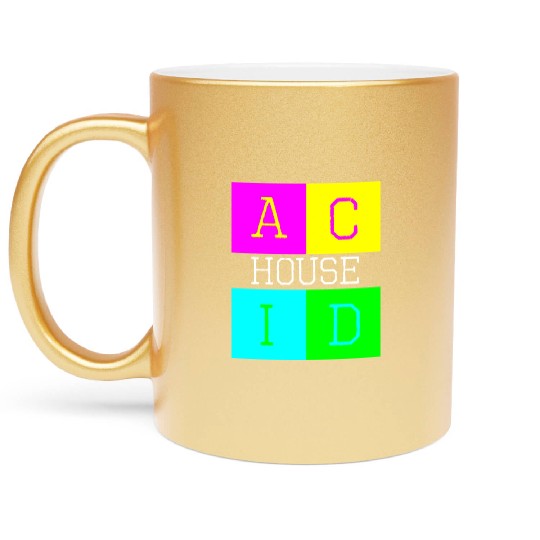 Acid house Metallic Mugs
