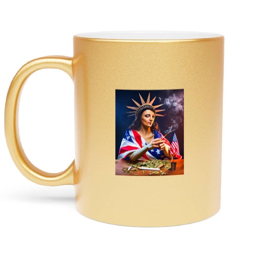 Mary Jane Liberty Metallic Mugs