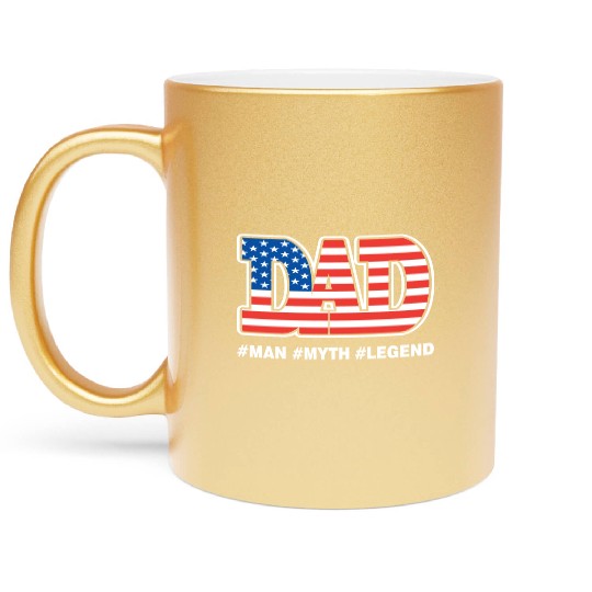 American Dad Unisex Metallic Mugs Father Day