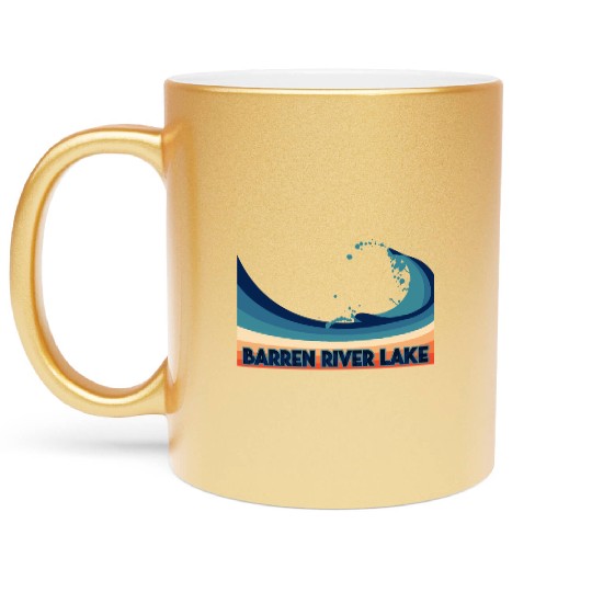 Barren River Lake Kentucky Boating Sailing Fishing Metallic Mugs