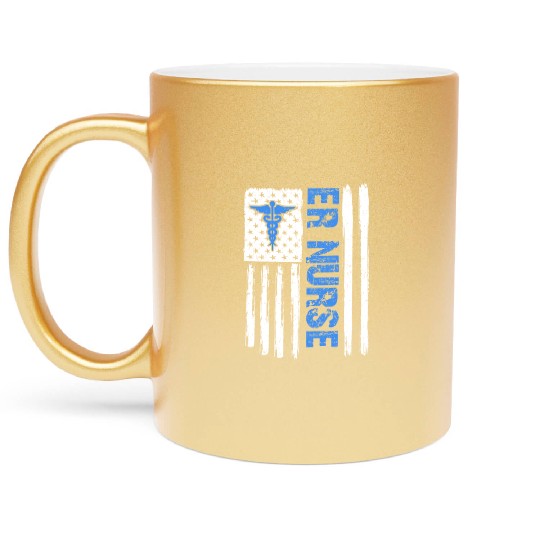 Er Nurse Emergency Room Nurse Metallic Mugs