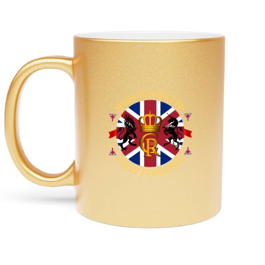 King Charles Iii British Monarch Royal Coronation Metallic Mugs