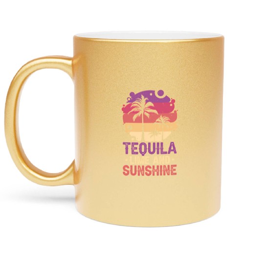 Tequila Lime And Metallic Mugs