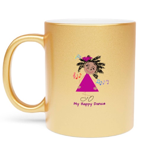Happy Dance For Juneteenth Metallic Mugs