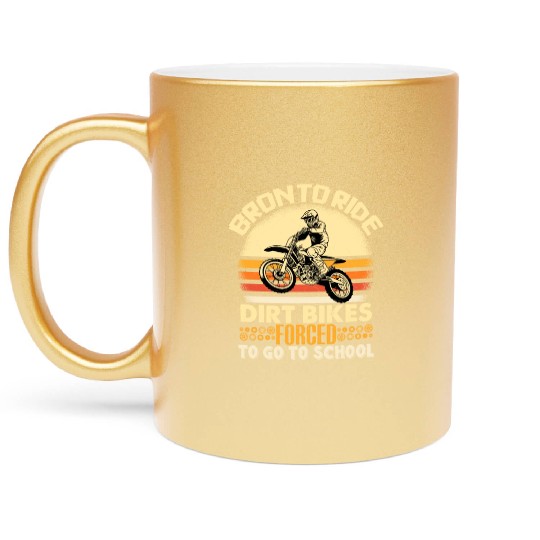 Dirt Bike Gift Biker Motocross Accessories Metallic Mugs