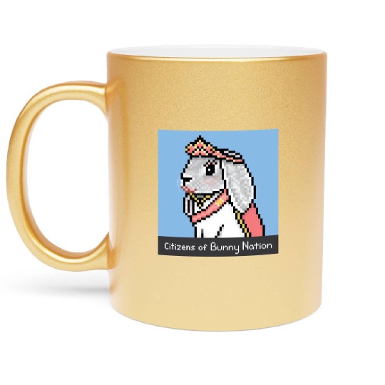 Citizens of Bunny Nation NFT #30 Artwork Metallic Mugs