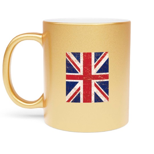 Union Jack Flag Metallic Mugs