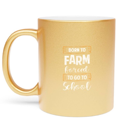 Harvest Field Worker Hard Work Vegetable Metallic Mugs