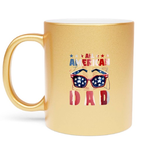 All American Dad Metallic Mugs