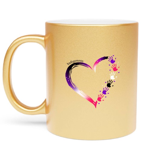 Indigenous Native American Metallic Mugs