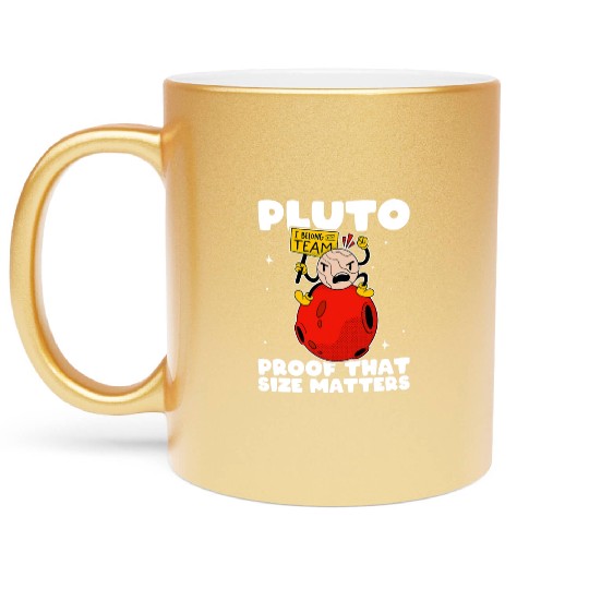 Amateur Astronomy Pluto Proof That Size Matters So Metallic Mugs