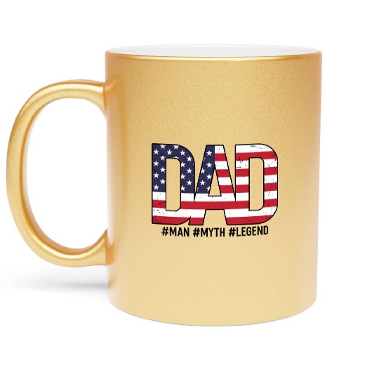 American dad Metallic Mugs