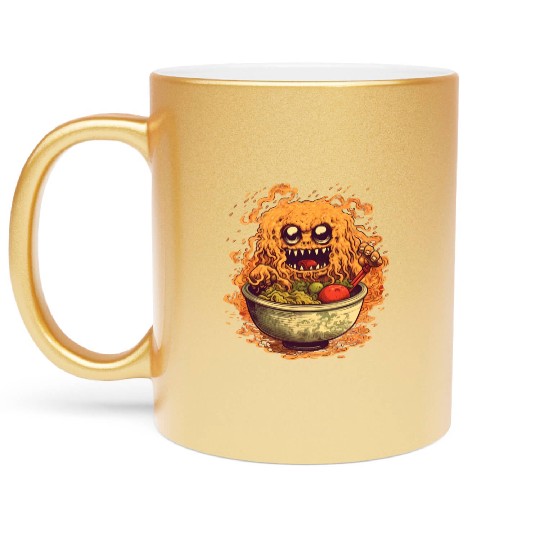 Ramen Monster Metallic Mugs