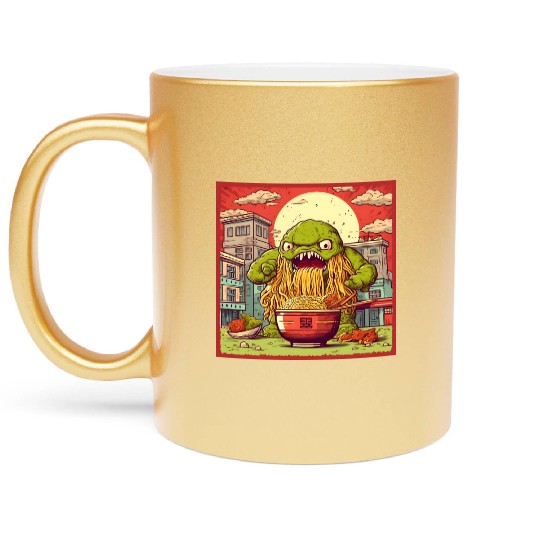Ramen Monster Metallic Mugs