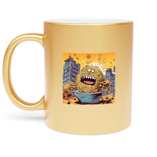 Ramen Monster Metallic Mugs